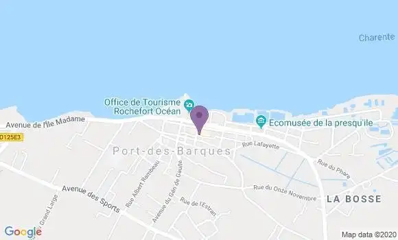 Localisation Port des Barques Bp - 17730