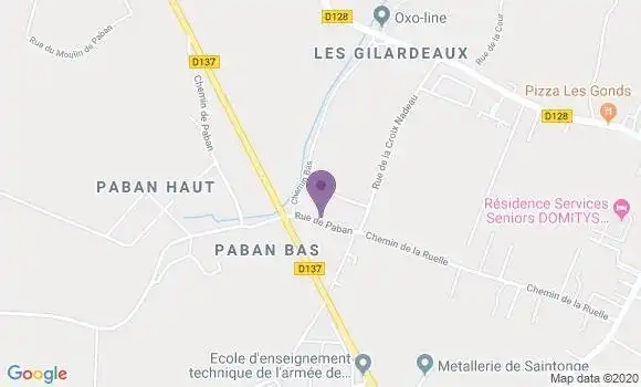 Localisation Les Gonds Air Ap - 17100