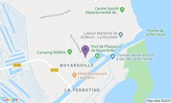 Localisation Boyardville Ap - 17190