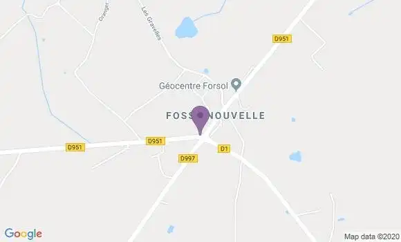 Localisation Arcomps Fosse Nouvelle Ap - 18200