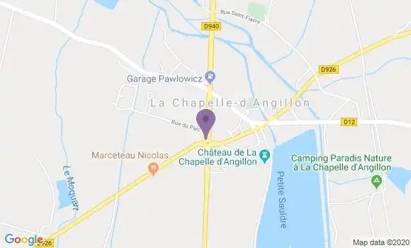 Localisation La Chapelle d