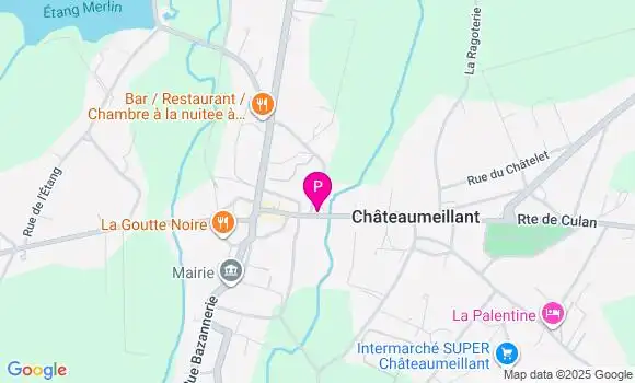Localisation Chateaumeillant - 18370