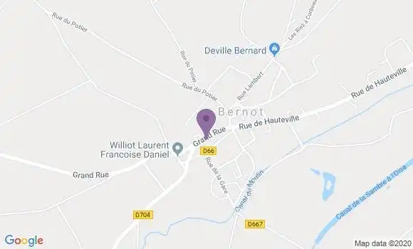 Localisation Montigny En Arrouaise Bp - 02110