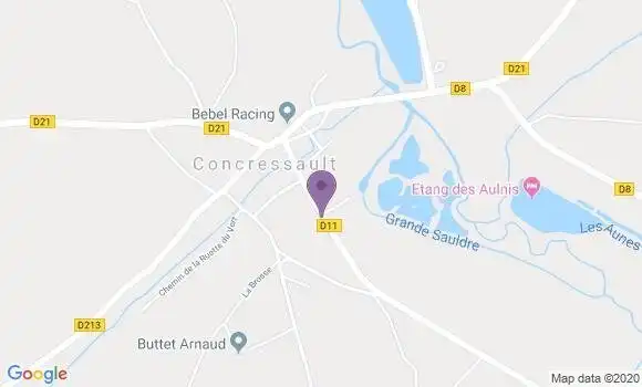 Localisation Concressault Ap - 18260