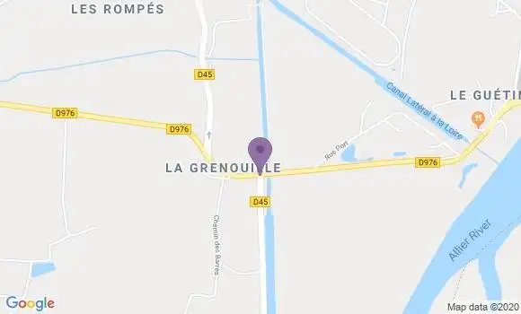 Localisation Le Guetin Bp - 18150