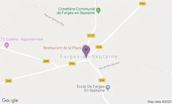 Localisation Farges En Septaine Ap - 18800