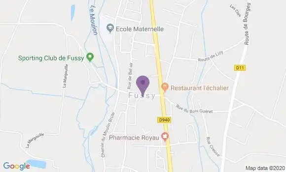 Localisation Fussy Bp - 18110
