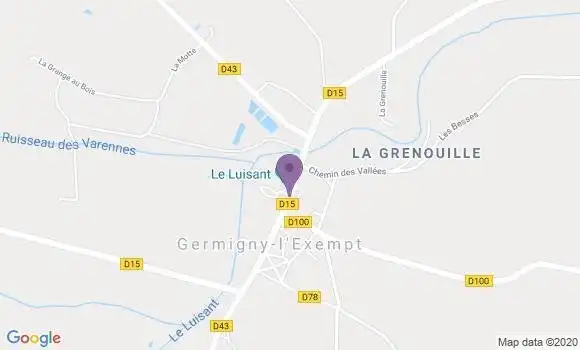 Localisation Germigny l
