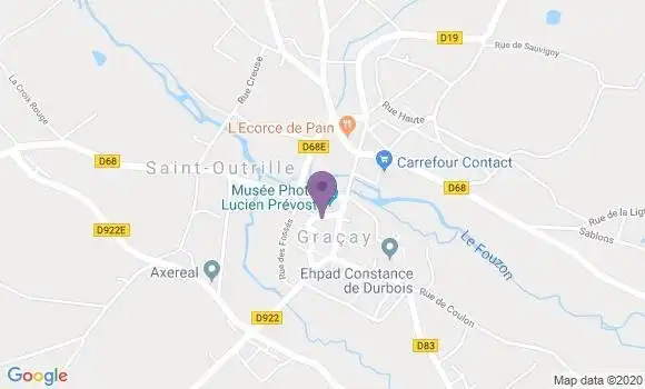 Localisation Gracay - 18310