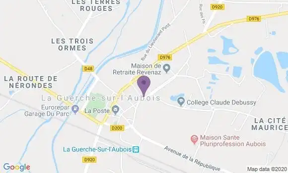 Localisation La Guerche sur l