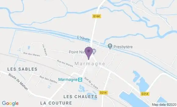 Localisation Marmagne Bp - 18500