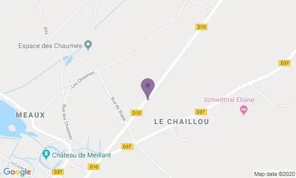 Localisation Meillant Ap - 18200
