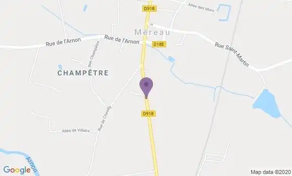 Localisation Mereau Ap - 18120