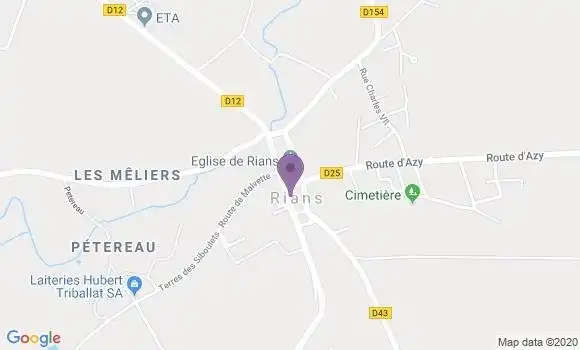 Localisation Morogues Bp - 18220