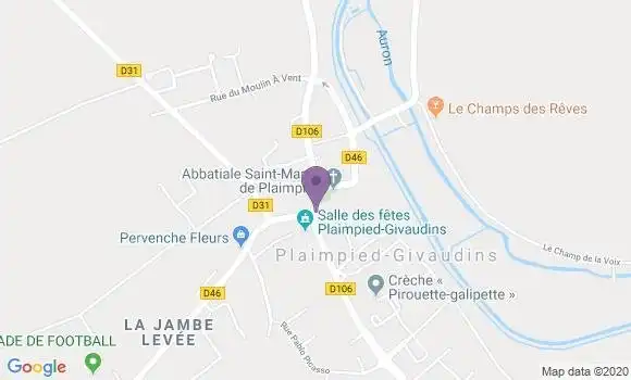 Localisation Plaimpied Givaudins Bp - 18340