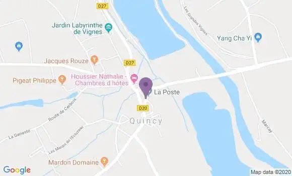 Localisation Quincy  Bp - 18120