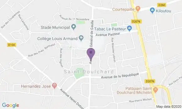 Localisation Saint Doulchard - 18230