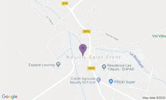 Localisation Neuilly St Front Bp - 02470