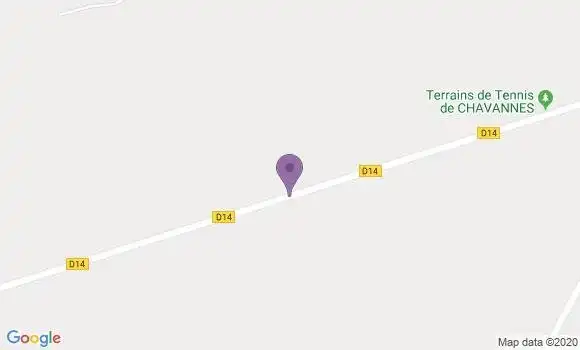 Localisation Saint Germain des Bois Ap - 18340