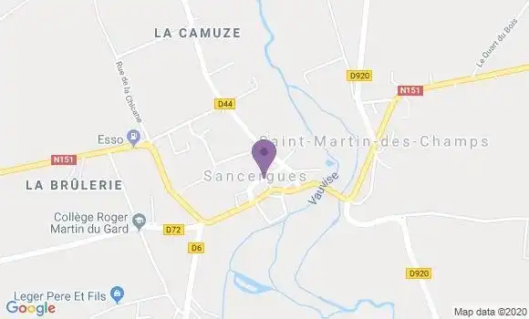 Localisation Sancergues - 18140