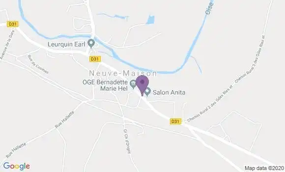 Localisation Neuve Maison Ap - 02500