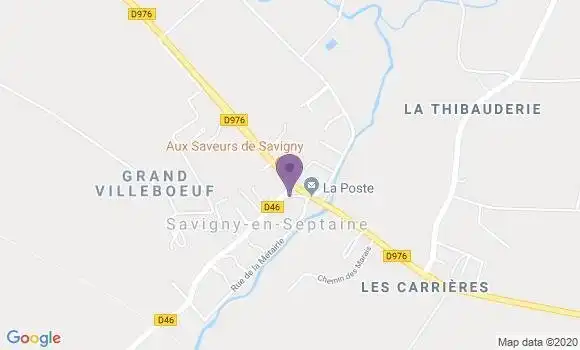 Localisation Savigny En Septaine Bp - 18390