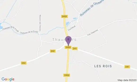 Localisation Thaumiers Bp - 18210