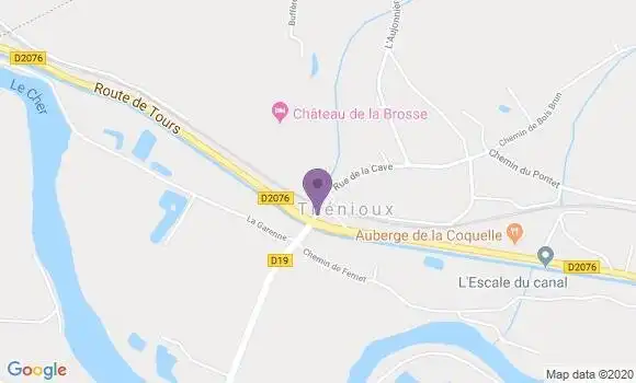 Localisation Thenioux Ap - 18100