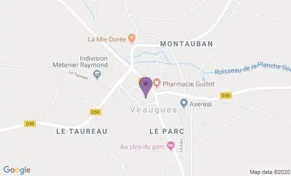 Localisation Veaugues Bp - 18300