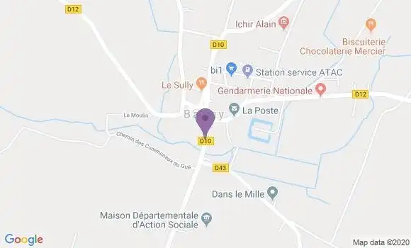 Localisation Villequiers Bp - 18800