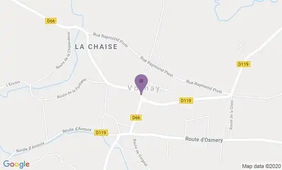 Localisation Vornay Ap - 18130