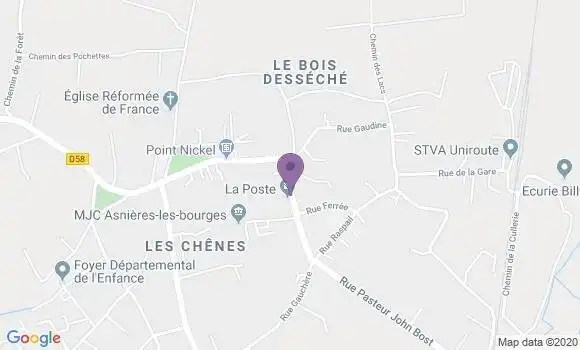 Localisation Bourges Asnieres Bp - 18000