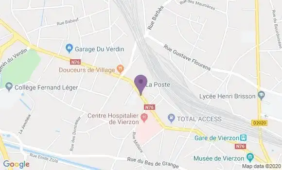 Localisation Vierzon Village Bp - 18100