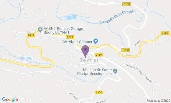 Localisation Beynat - 19190