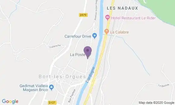 Localisation Bort les Orgues - 19110