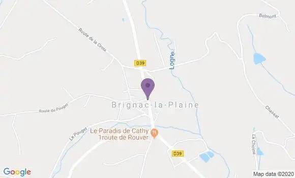 Localisation Brignac la Plaine Bp - 19310