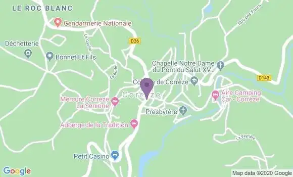 Localisation Correze - 19800