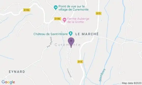 Localisation Curemonte Ap - 19500