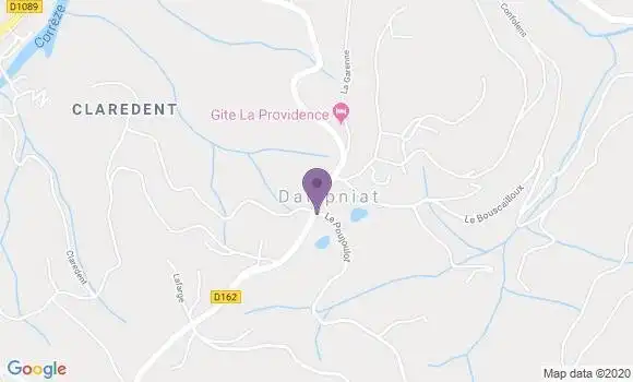 Localisation Dampniat Bp - 19360