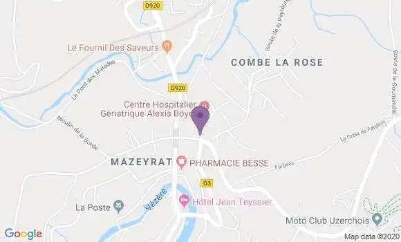 Localisation Eyburie Bp - 19140