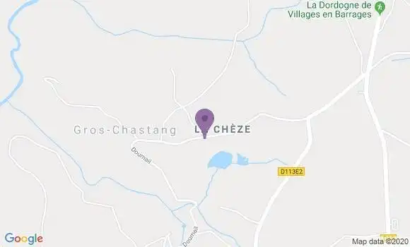 Localisation Gros Chastang Ap - 19320