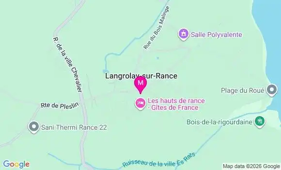 Localisation Langrolay sur Rance - 22490