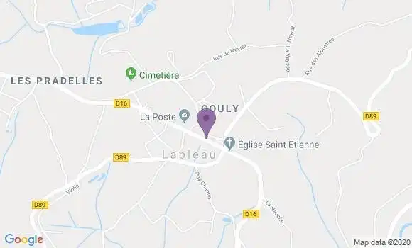 Localisation Lapleau - 19550