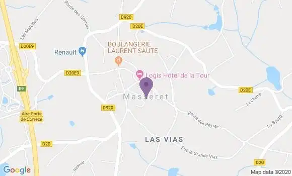 Localisation Masseret Bp - 19510