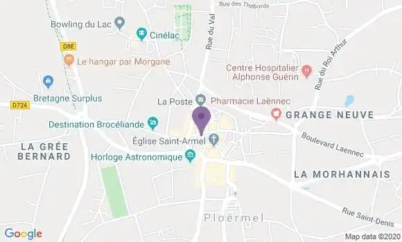 Localisation Mercoeur Bp - 19430