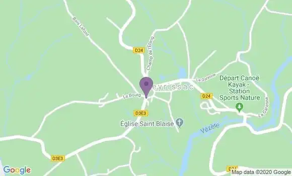 Localisation Peyrissac Ap - 19260