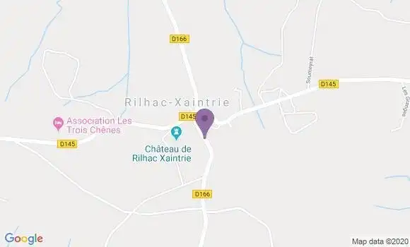 Localisation Rilhac Xaintrie Bp - 19220