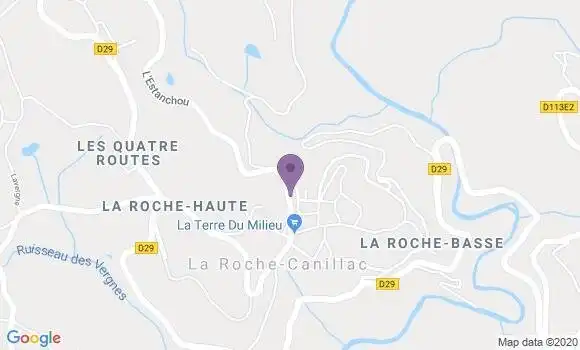Localisation La Roche Canillac Bp - 19320