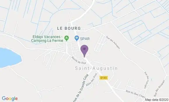 Localisation St Augustin Bp - 19390