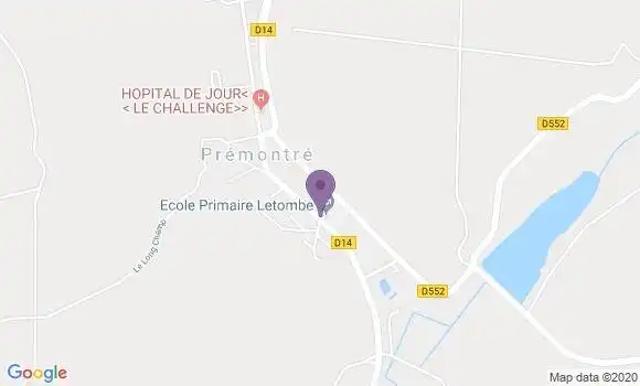 Localisation Premontre Ap - 02320